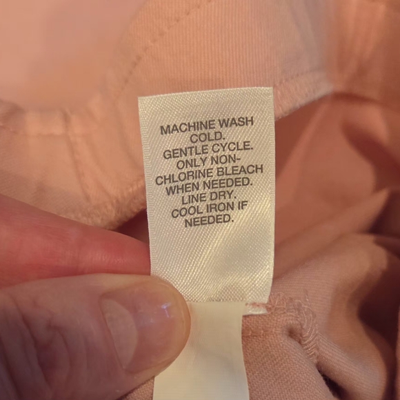 J. Jill Pink Pull on Pants Size 10 Premium bistretch Crop Length - Picture 11 of 11